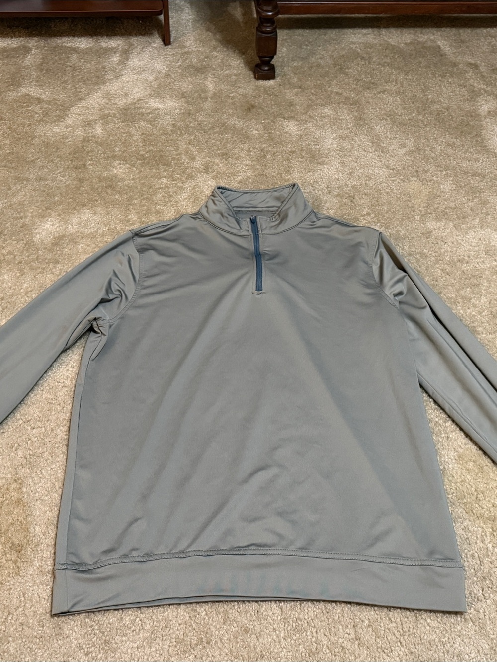 Men's Quarter-Zip Performance Pullover - Gray